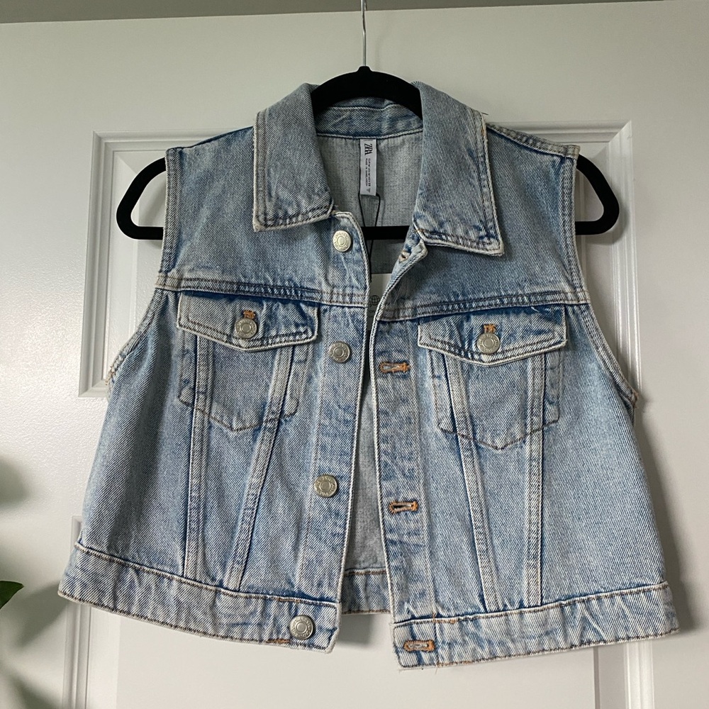 Zara Light Blue Denim Jacket